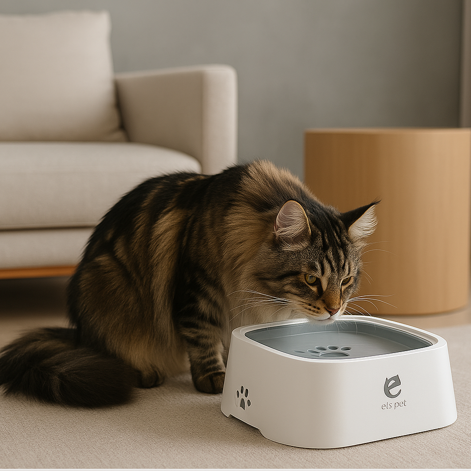 Tazón De Agua Para Mascotas Sin salpicadura